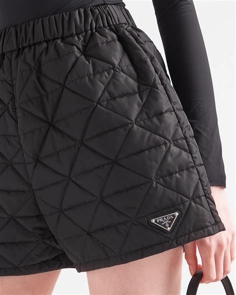 black prada shorts|prada longline shorts.